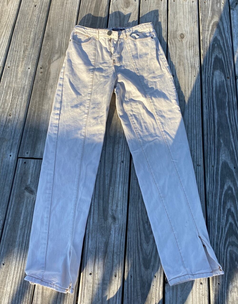 Nasty Gal Collection Jeans - Cream - Size 4
